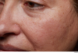 Eye Face Mouth Nose Cheek Skin Woman Slim Wrinkles Studio photo references